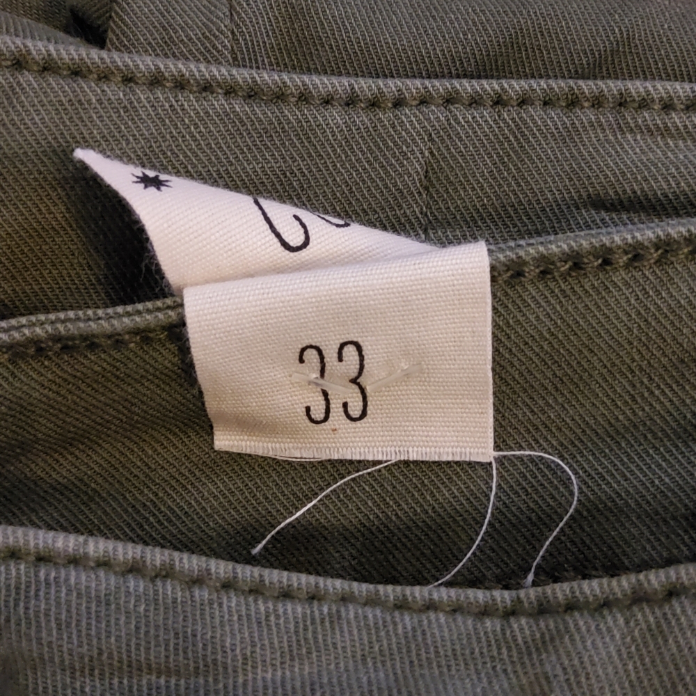 Cosmic Blue Love Crop Pant Command Green NWT - Picture 10 of 13